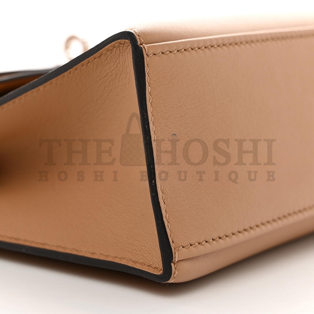 H**me5 KELLY POCHETTE CHAI SWIFT PALLADIUM HARDWARE (22*14*7cm) Master Quality